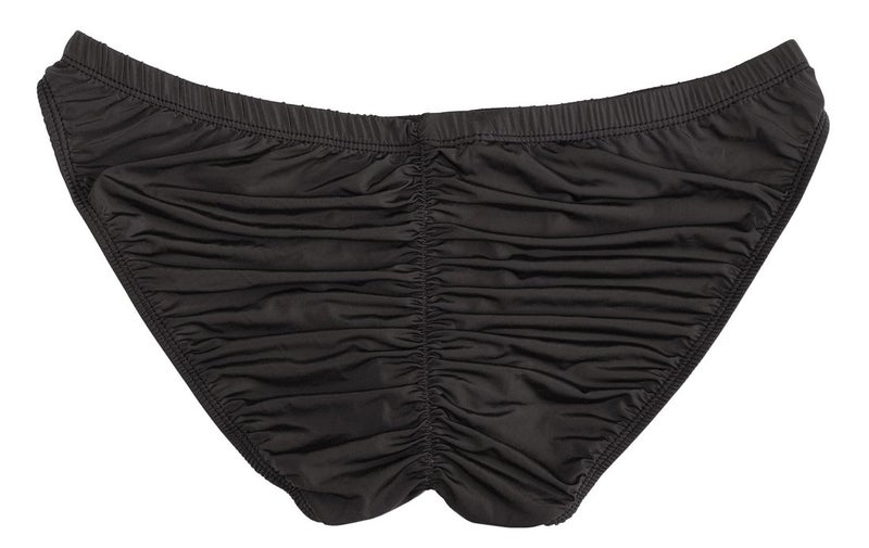 Summer Code Men's Sexy Bikini Brief Elastic Silky Ruched Back Underwear Swimwear - Image 2